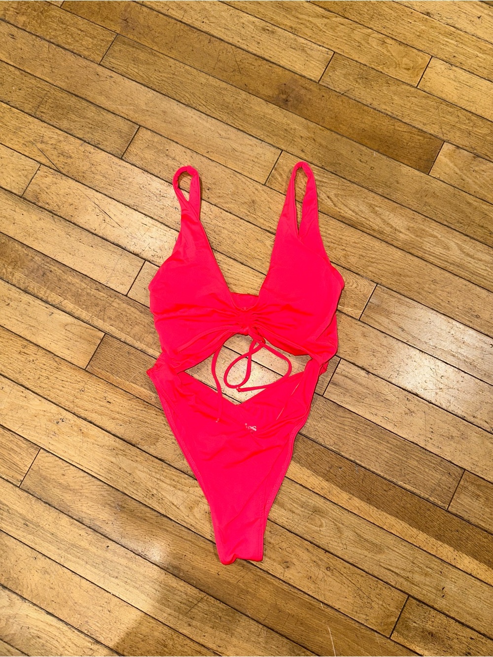 Woman’s Frankies bikinis one piece cut out swim bathing suit